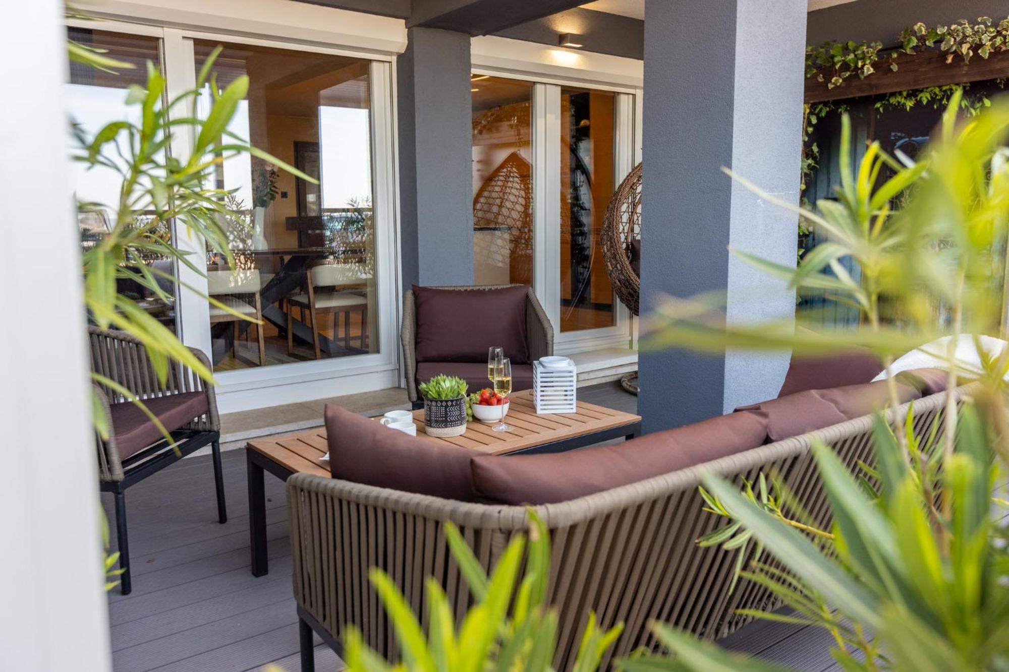 Panoramica Apartment With Whirlpool Crikvenica Dış mekan fotoğraf