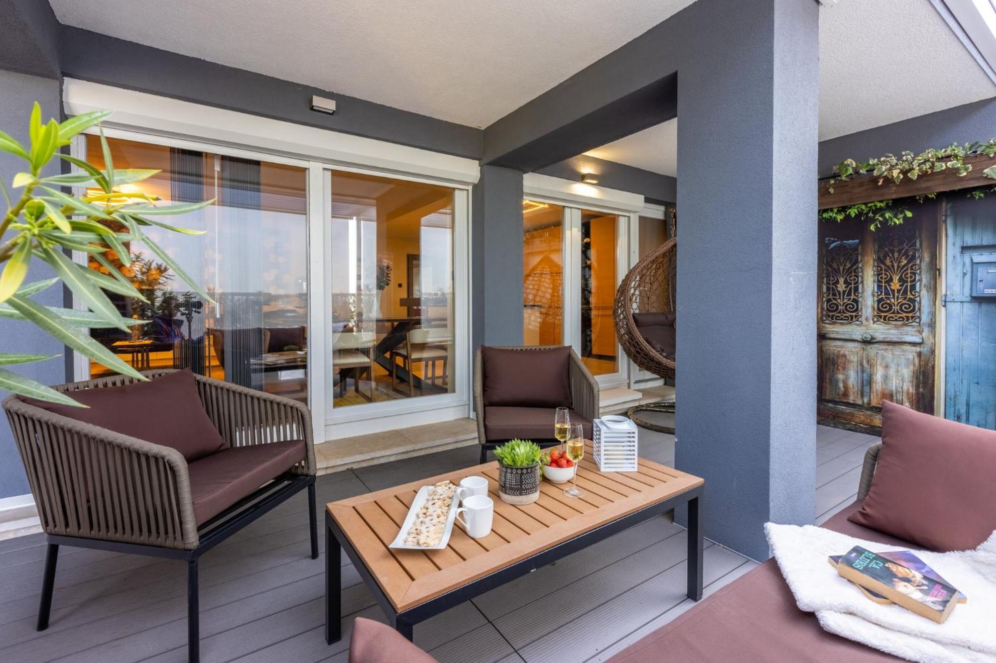 Panoramica Apartment With Whirlpool Crikvenica Dış mekan fotoğraf
