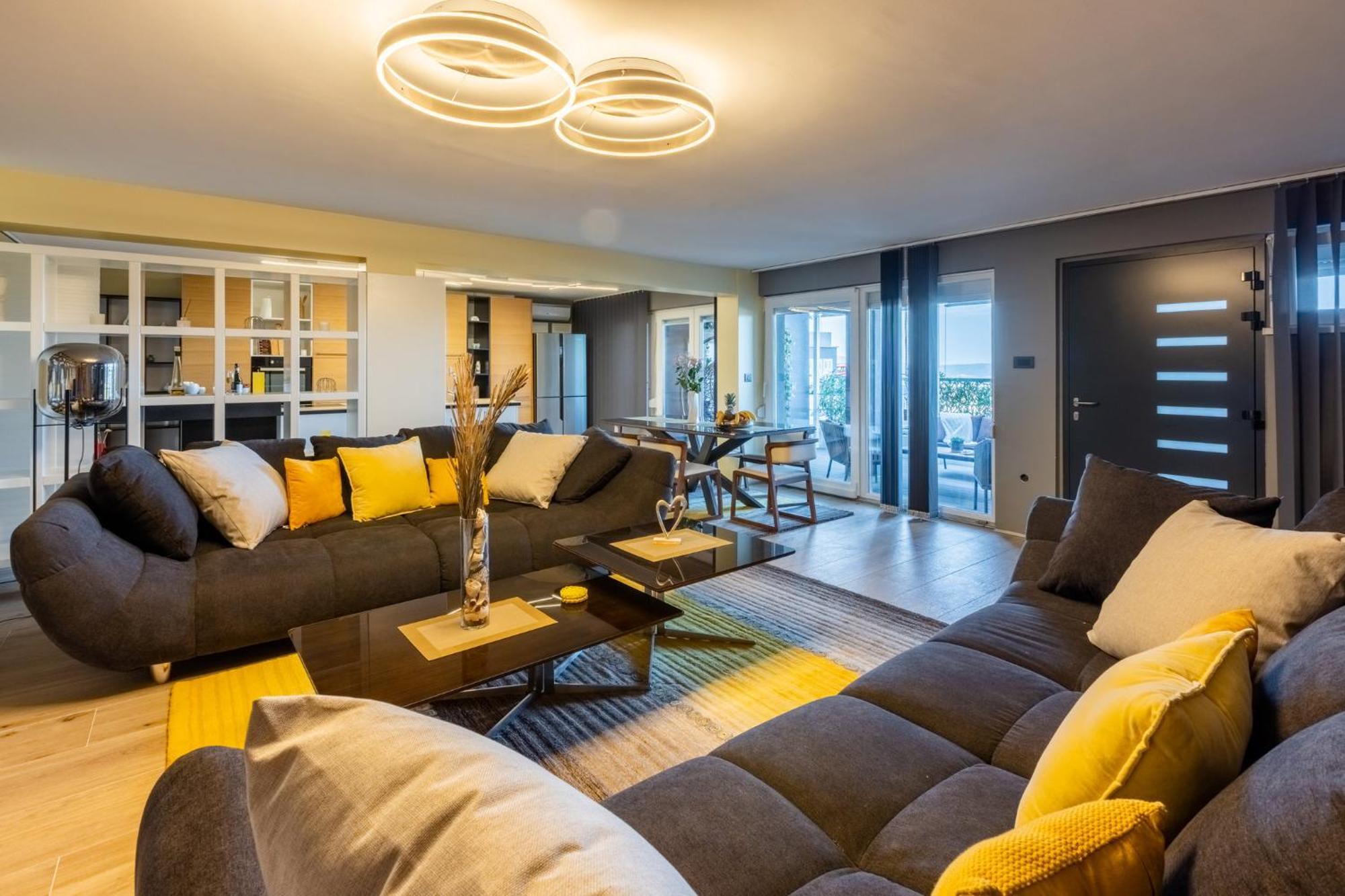 Panoramica Apartment With Whirlpool Crikvenica Dış mekan fotoğraf